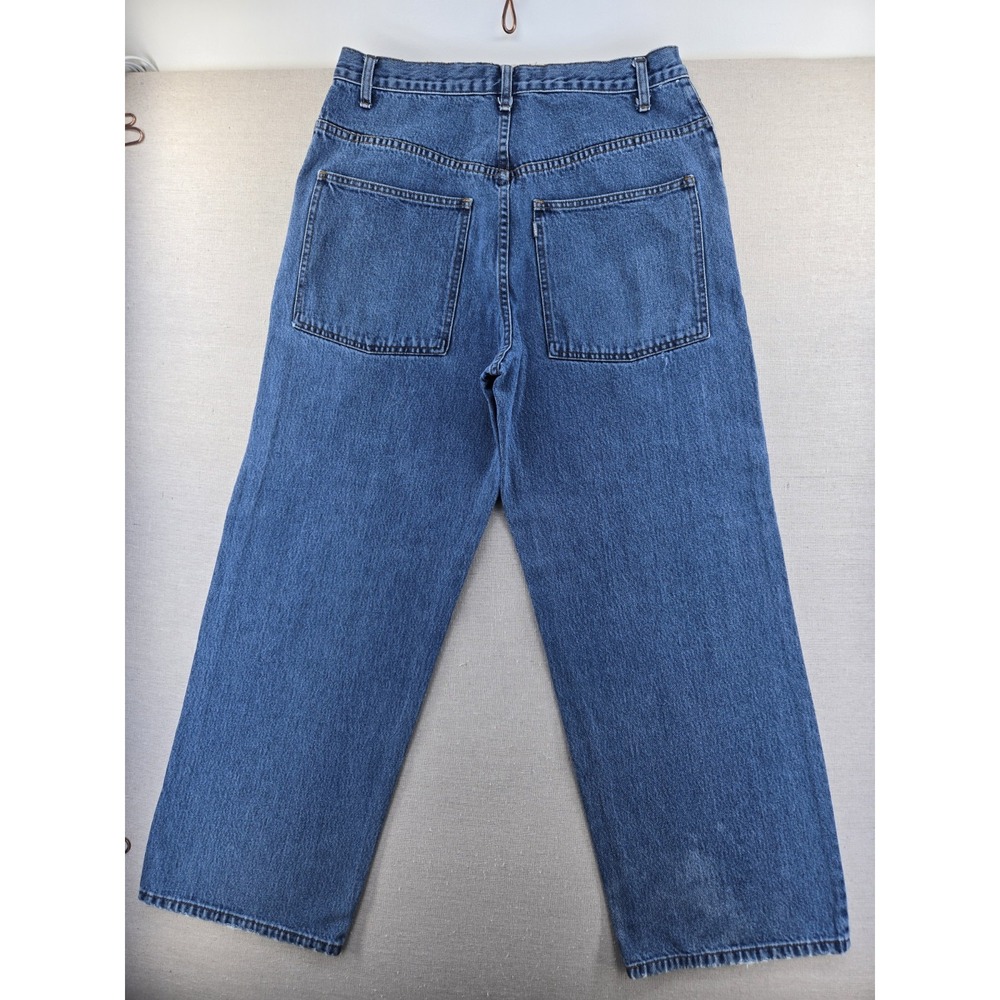 Vtg Levi's Silvertab Stovepipe Baggy Jeans Mens 34x32 Fits 33.5x30.5" Y2K Skater